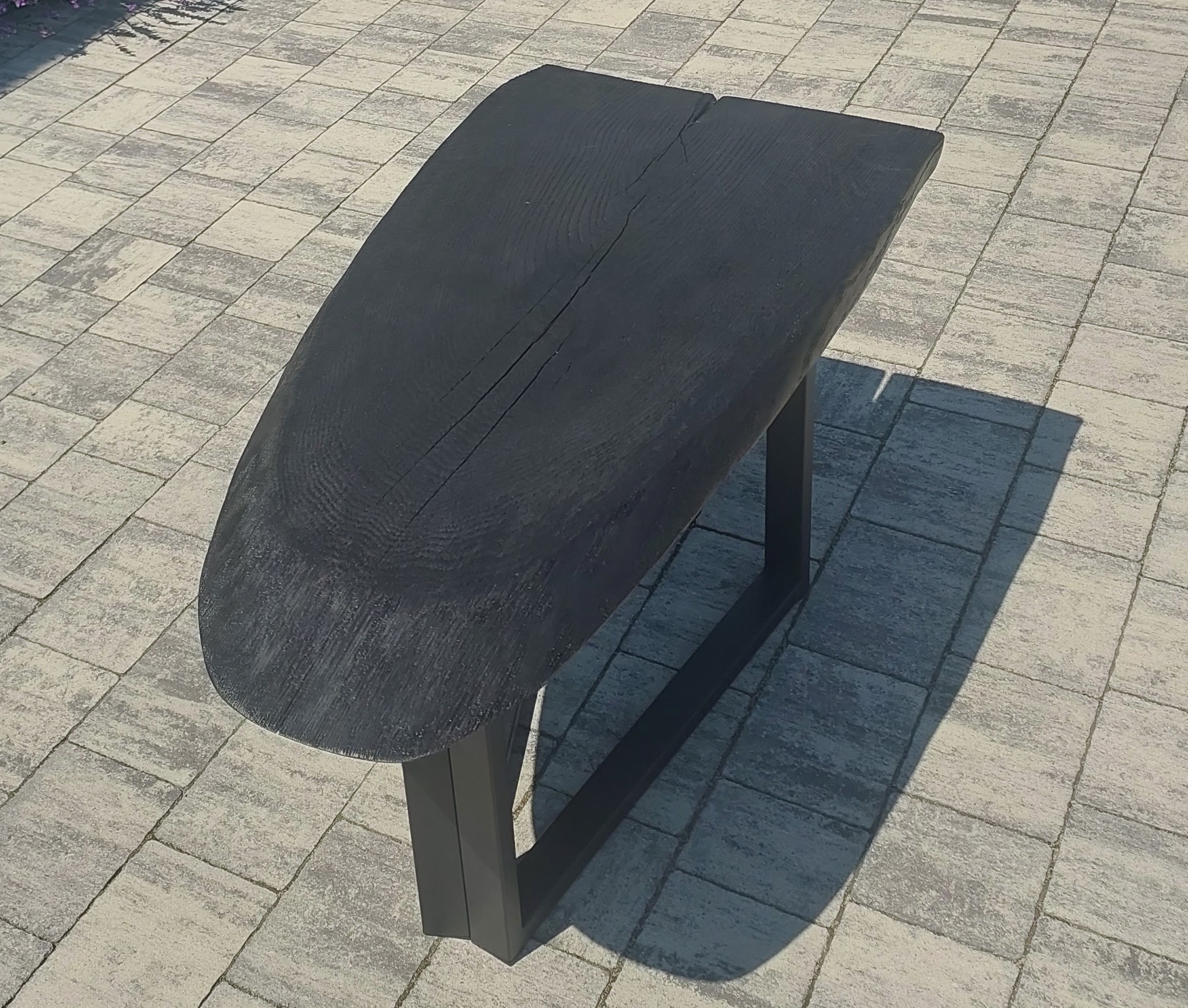 Opalany stolik dębowy - obrazek 4