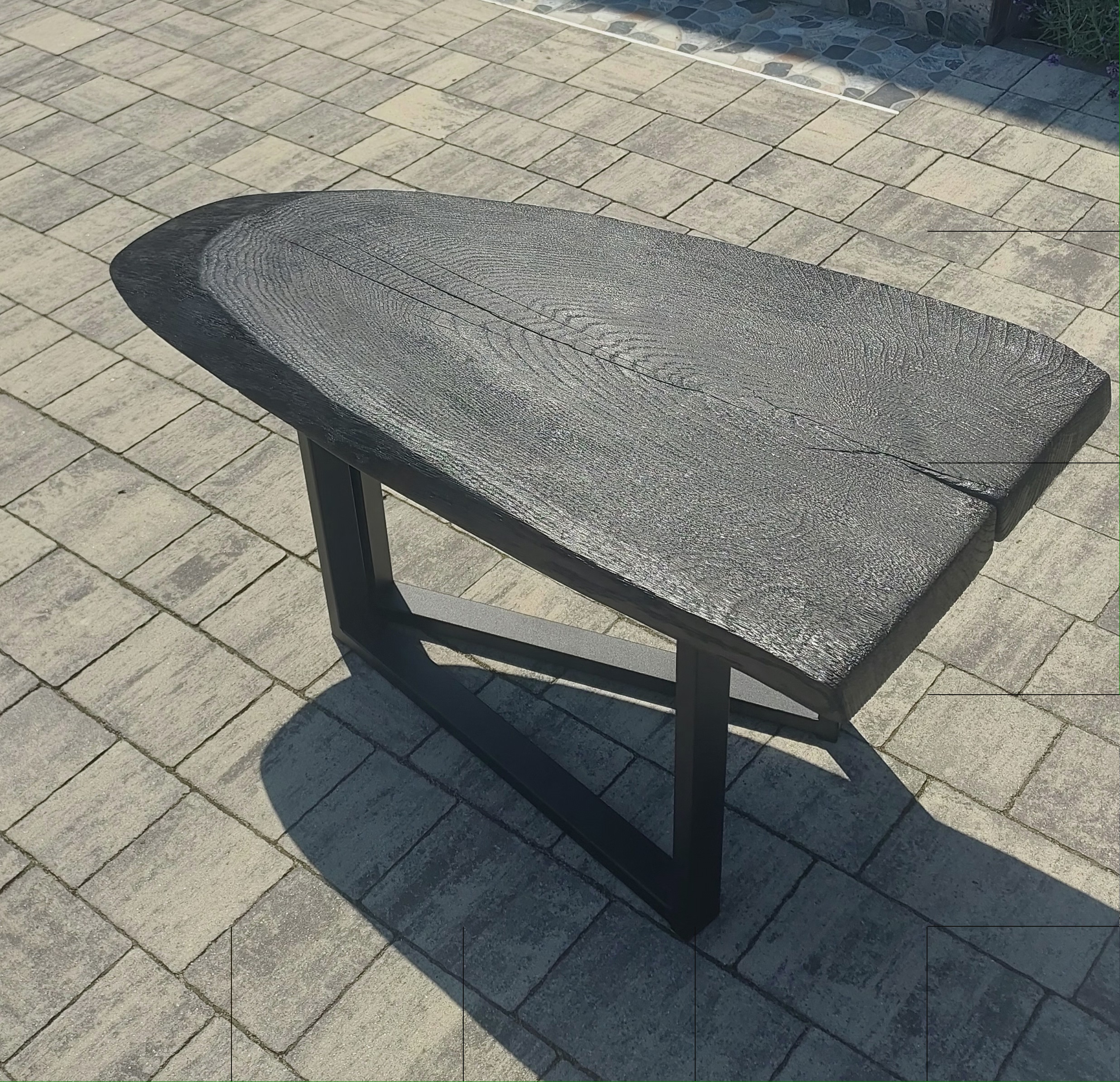 Opalany stolik dębowy - obrazek 5